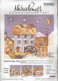 Michael Powell Watermill Cross Stitch Kit