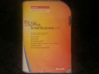 Microsoft Office Small Business 2007 Upgrade Retail Version