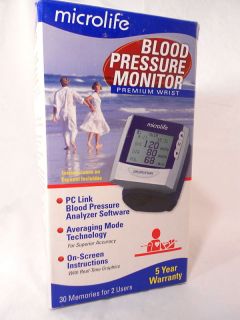 Microlife BP3AX1 Blood Pressure Monitor Premium Wrist