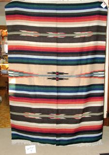 Mexican Blanket Throw San Miguel 5x7 Earth Tones Durable Seat Cover