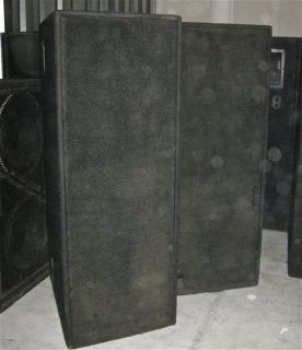 Meyer Sound MSL 3A Concert Speaker Cabinet Pair Dual 12 Mids JBL 2450