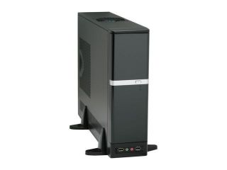 DM 387 Black Steel Micro ATX Media Center / Slim HTPC Computer Case w