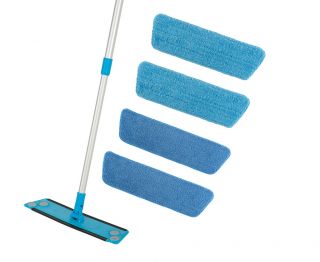 Microfiber MOP with Four 4 Microfiber Pads Best Value