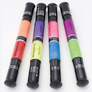 New Migi Neon Fingernail Polish Design Style Pen Brush 8 Colors 4 Pens