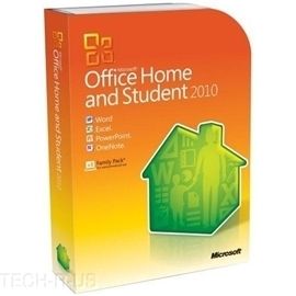 Microsoft Office Home Student 2010 32bit X64 English Retail x3 Family