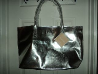 Michael Kors Silver Tote Bag