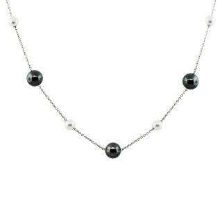 Mikimoto Pearls In Motion Black South Sea and White Akoya Pearls