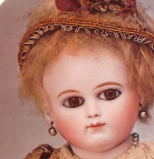 Beautiful Mildred Seeley Antique French Schmitt BEBE Doll Plate