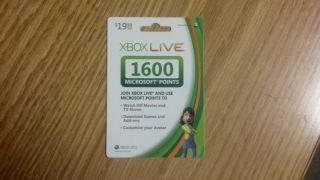 Xbox Live 1600 Microsoft Points