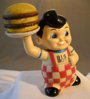 Vintage Big Boy Restaurant Coin Bank Hamburger Resaurant Character