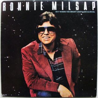 Ronnie Milsap Out Where The Bright Lights Are Glowing Vinyl LP Record