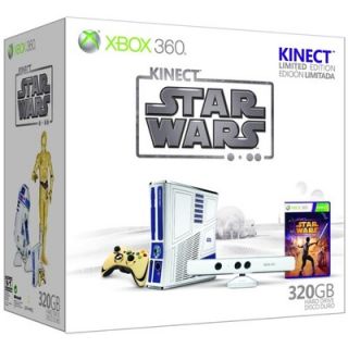 Microsoft Xbox 360 S Latest Model Kinect Star Wars Limited Edition 320