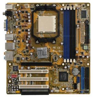 New Asus HP A8M2N La Micro ATX Motherboard AMD SKT AM2 NODUS3 GL8E