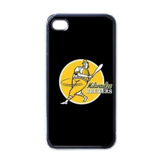 Milwaukee Brewers iPhone 4 4G Hard Case Back Cover