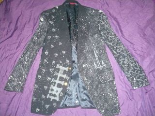 Destroyed Bam Margera Jacket M L XL Him Ville Valo Goth Shirt