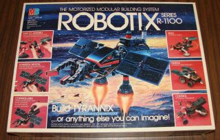 Robotix R 1100 Tyrannix Modular Building Set 1985 Milton Bradley