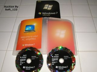Microsoft Windows 7 Ultimate Upgrade Operating System OS MS Win New