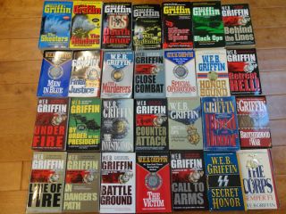 Lot 28 w E B Griffin Action Military Suspense Books