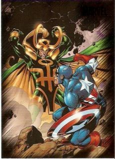 Marvel Heroes Villains Captain America vs Loki 70