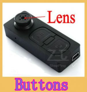 Mini Button Spy Camera Hidden DV Video Voice Audio Recorder 720 480