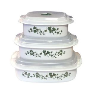 6pc Corelle Corning Callaway Microwave Cookware Set New