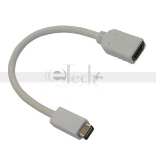 New Mini DVI to HDMI Male to Female Video Cable Adapter for iMac