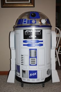 Star Wars Phantom Menace R2D2 Pepsi Brisk Life Size Cooler