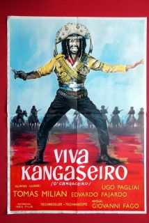 Viva Cangaceiro Tomas Milian 1971 RARE EXYU Movie Poster