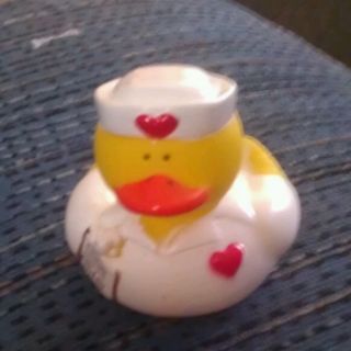 Mini Rubber Duck Nurse Clipboard