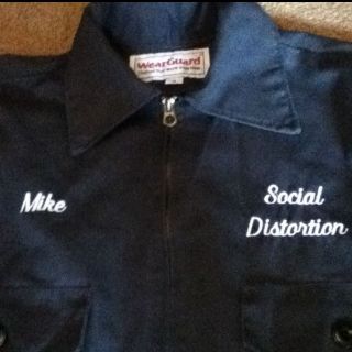Social Distortion Embroidered Jacket Mike Ness