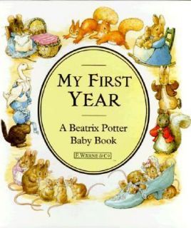 My First Year A Beatrix Potter Baby Book 1989, Hardcover