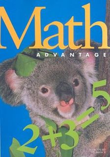 PE Grade 1 Math Advantage 99 by HB Staff 2001, Paperback