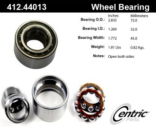 Centric Parts 412.44013E Axle Shaft Bearing