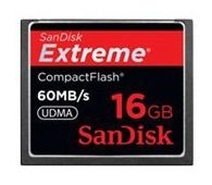 SanDisk Extreme 16 GB 400x   CompactFlash I Card   SDCFX 016G