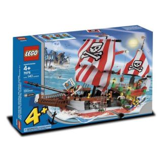 Lego SYSTEM Großes Piratenschiff 7075