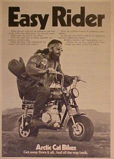 1971 Arctic Cat Easy Rider Motorcycle Mini Bikes Trail Trade Ad