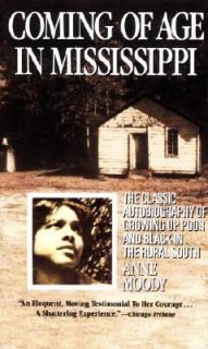 Coming of Age in Mississippi by Anne Moody 1992, Paperback