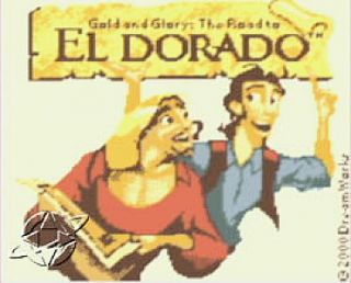 Gold and Glory The Road to El Dorado Nintendo Game Boy Color, 2000