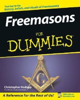 Freemasons for Dummies by Christopher Hodapp 2005, Paperback