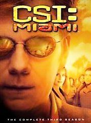 CSI Miami   The Complete Third Season DVD, 2005, 7 Disc Set