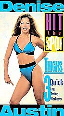 Denise Austin   Hit the Spot Thighs VHS, 2000