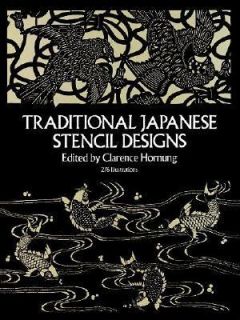 Japanese Stencil Designs by Clarence P. Hornung 1985, Paperback