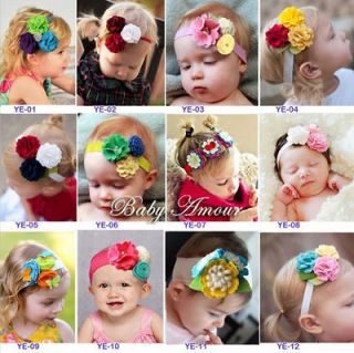 1Pc Factory Outlet baby hair accessories flower head headband baby