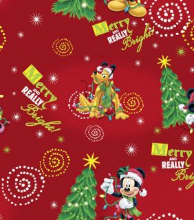 CHRISTMAS VALANCE w/ MICKEY & MINNIE MOUSE & FRIENDS LOW SHIP