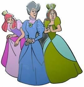 Disney Lady Tremaine Anastasia & Drizella Evil Step Sisters & Mom