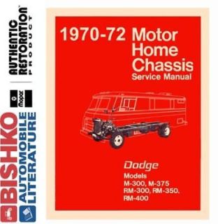 1970 1971 1972 Dodge Class A Motorhome Chassis Shop Service Repair