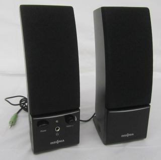 Insignia NS PCS20 2.0 Stereo Computer Speakers System Black