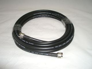 25FT LMR 400 50 OHM ANTENNA COAX COAXIAL CABLE N CONNECTORS RG 8 TYPE