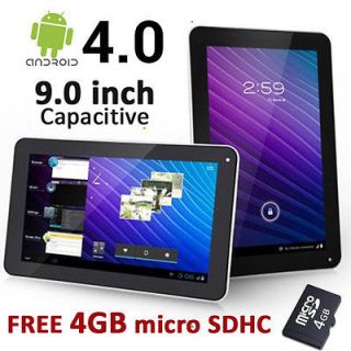 WiFi Tablet PC w/ Google Play Store + Capacitive + FREE 4GB