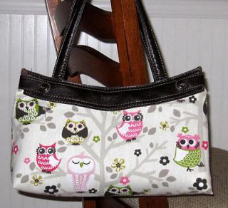 One 31 Thirty Custom Fitted PURSE SKIRT   Owls in Trees (SKIRT ONLY)